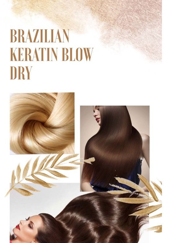 keratin blow dry